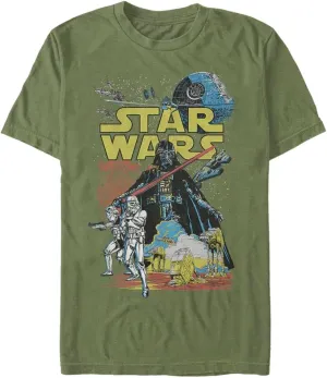 STAR WARS Men's Rebel Classic Graphic T-Shirt