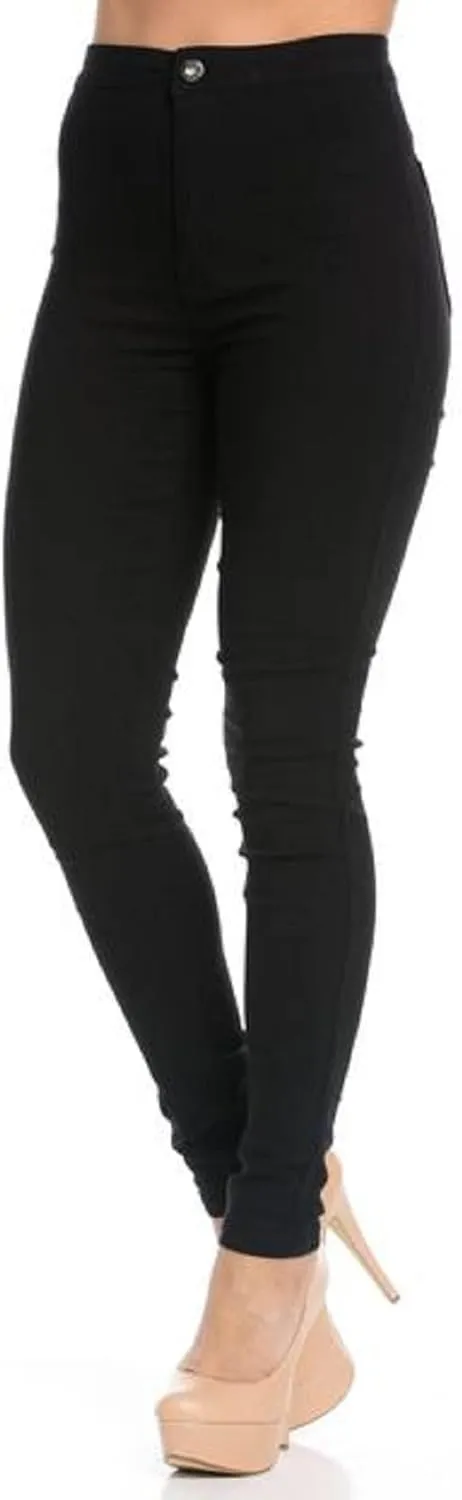 Super High Waisted Stretchy Skinny Jeans