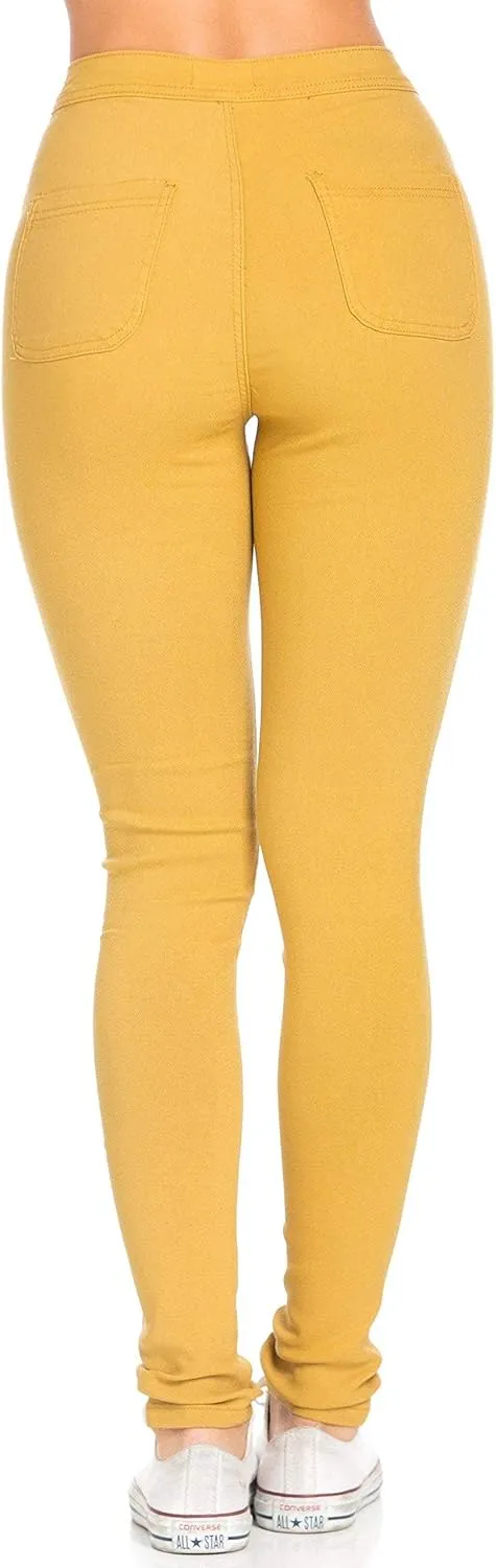 Super High Waisted Stretchy Skinny Jeans