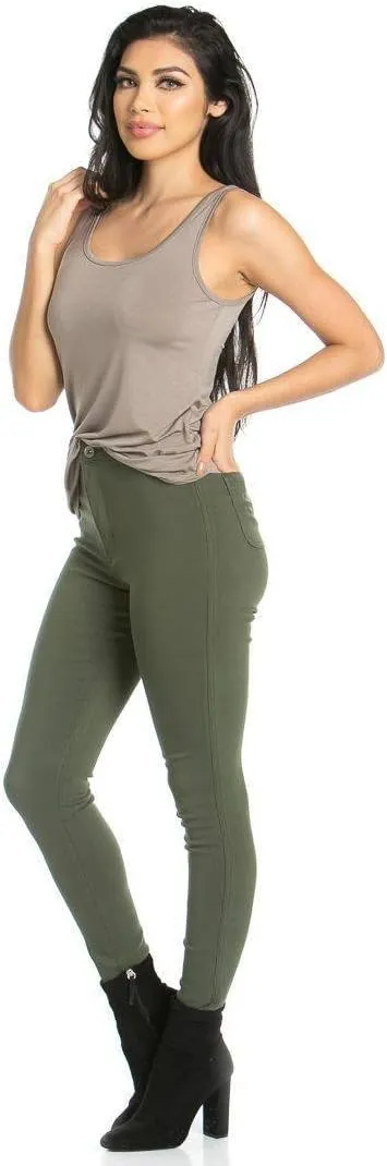 Super High Waisted Stretchy Skinny Jeans