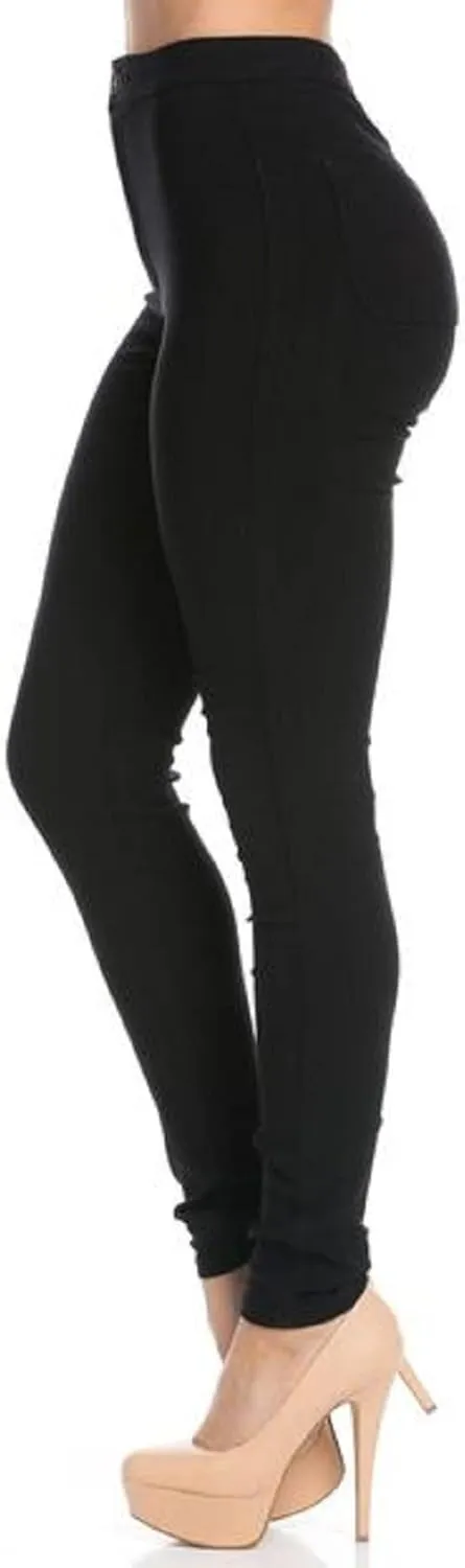 Super High Waisted Stretchy Skinny Jeans