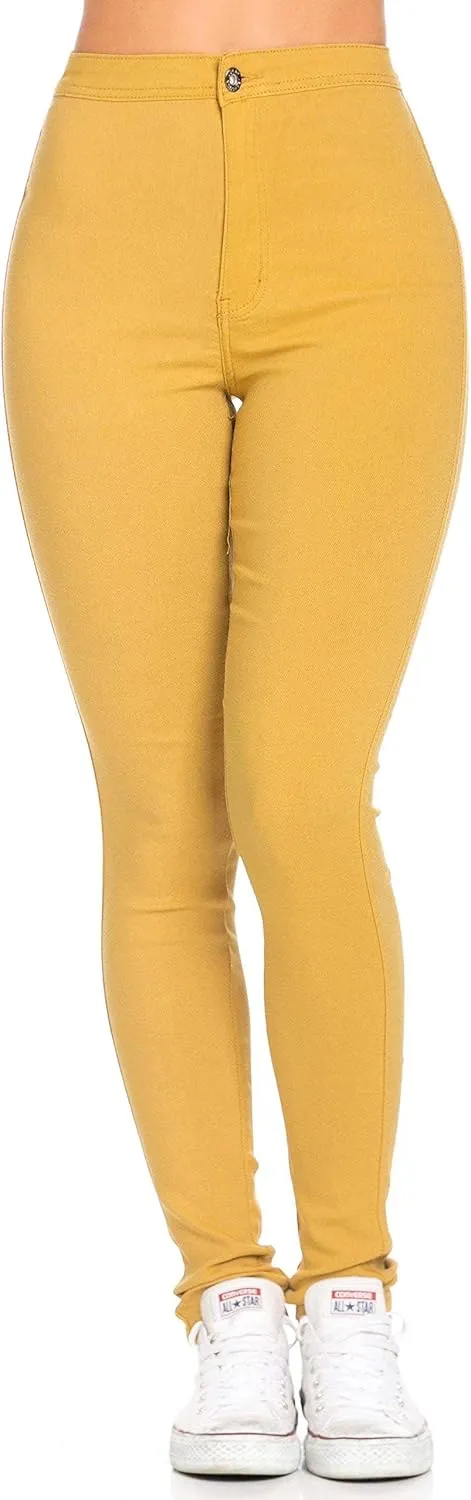 Super High Waisted Stretchy Skinny Jeans