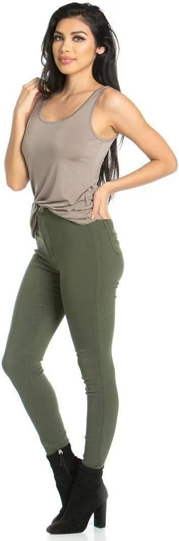 Super High Waisted Stretchy Skinny Jeans