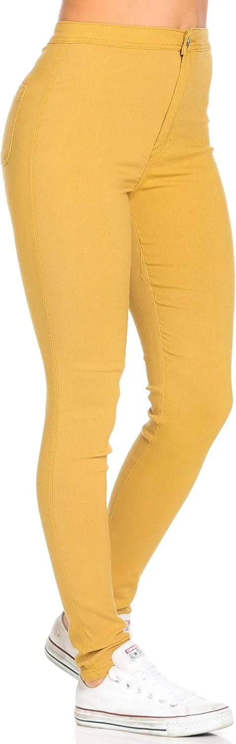Super High Waisted Stretchy Skinny Jeans