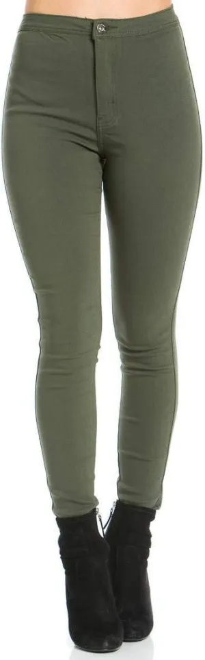 Super High Waisted Stretchy Skinny Jeans