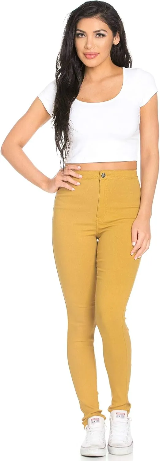 Super High Waisted Stretchy Skinny Jeans