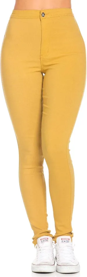 Super High Waisted Stretchy Skinny Jeans