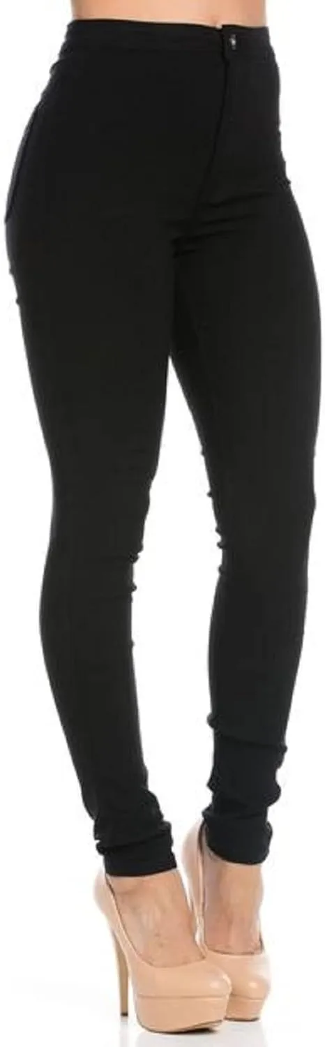 Super High Waisted Stretchy Skinny Jeans