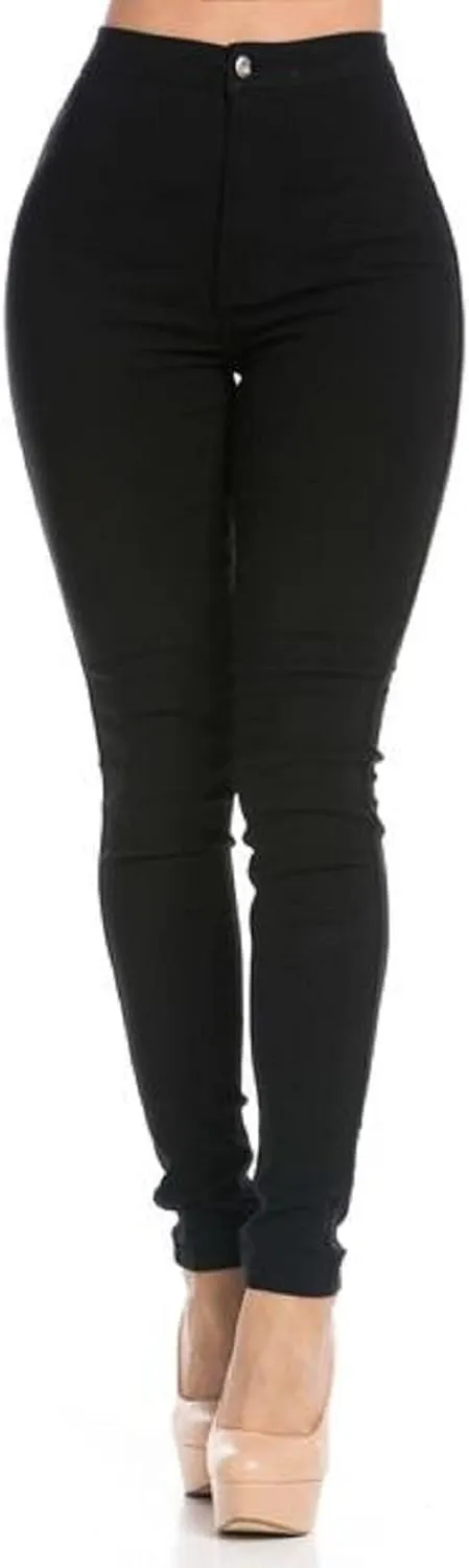 Super High Waisted Stretchy Skinny Jeans