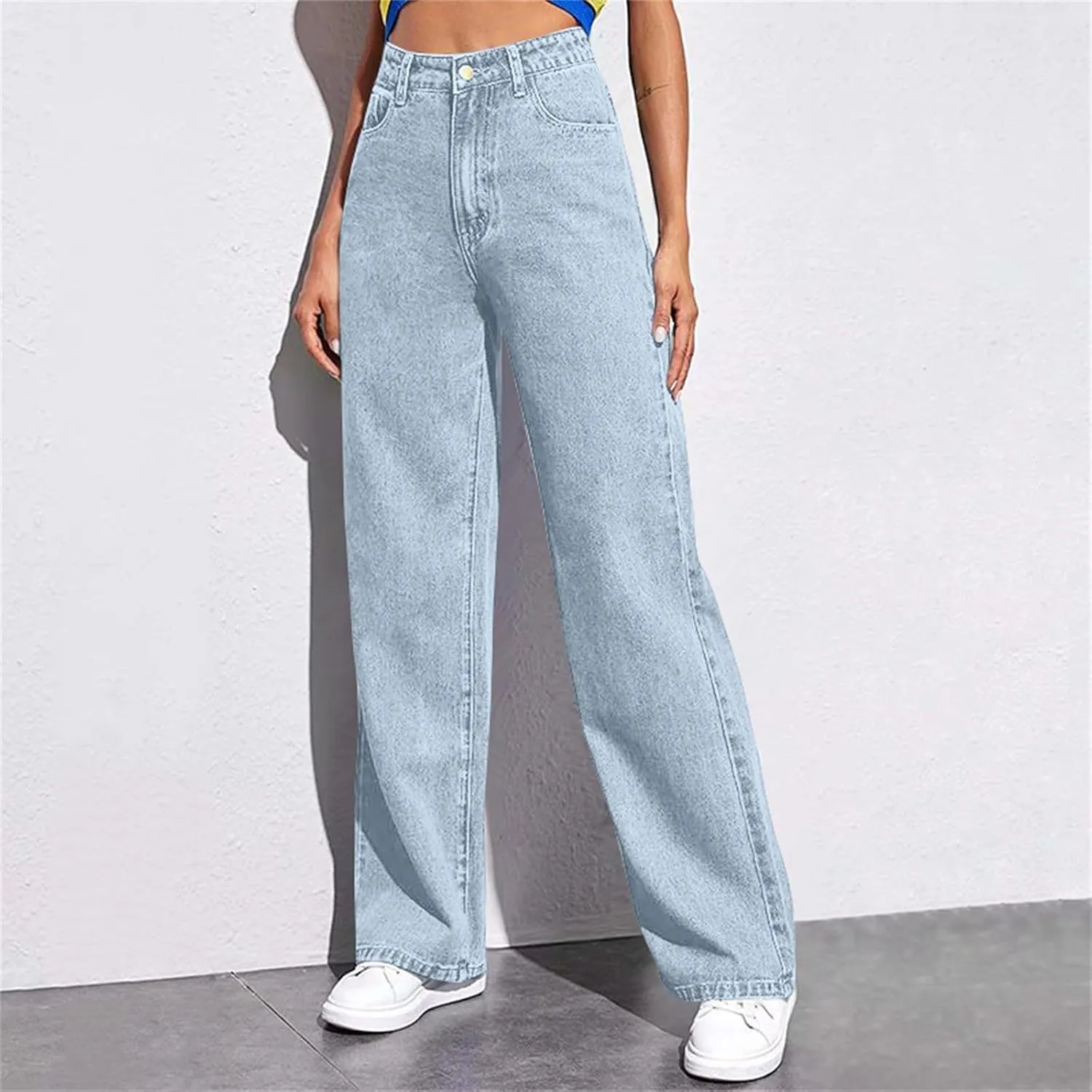 Sweatpants That Look Like Jeans Boyfriend Jeans Sweatpant Jeans High Waisted with Pockets Cute Sweatpants