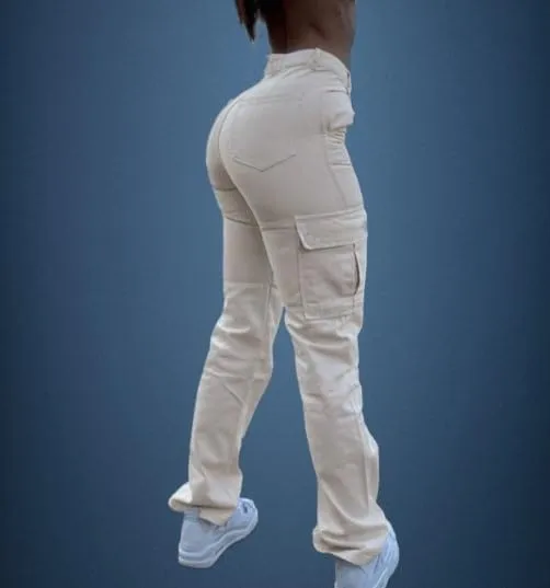 Versatile Multi-Pocket Cargo Pants for Women - Comfortable Wear