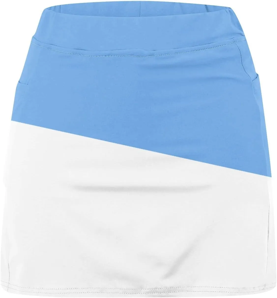 Women 2 Piece Skirts 2 in 1 Solid Flowy Basic Versatile Stretchy Casual Mini Skirts 2025, S-2XL