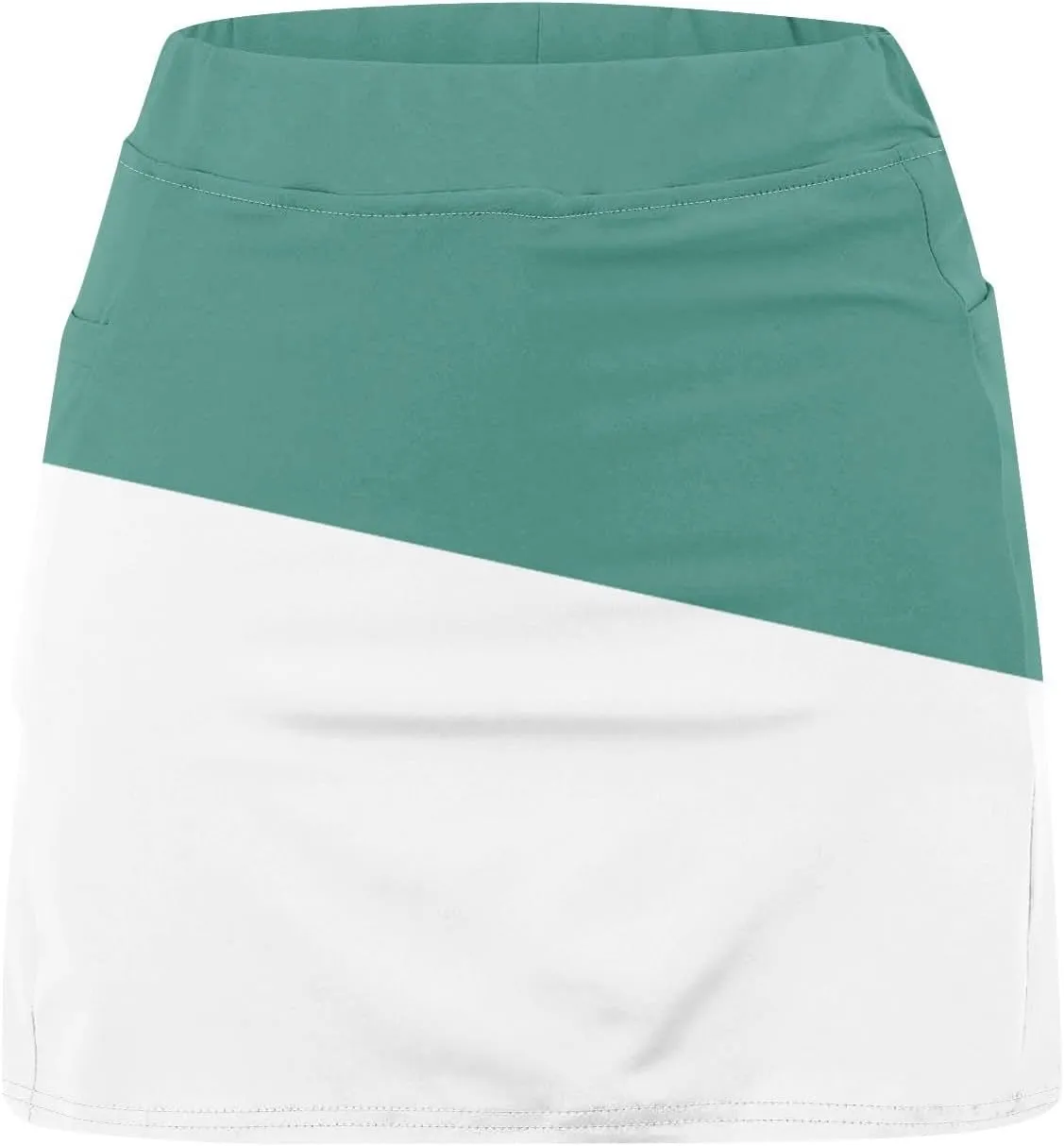 Women 2 Piece Skirts 2 in 1 Solid Flowy Basic Versatile Stretchy Casual Mini Skirts 2025, S-2XL