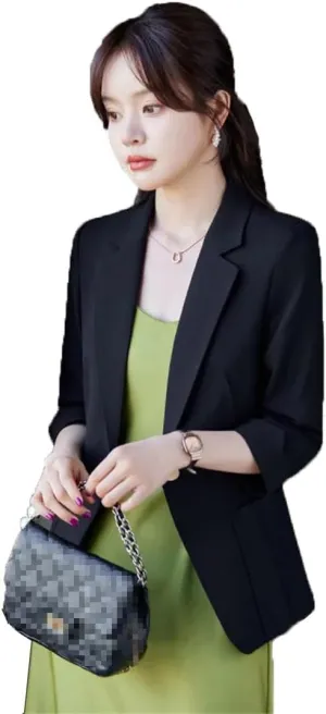 Women Spring Summer Business Blazer Coat Office Lady Work Casual Suit Jacket