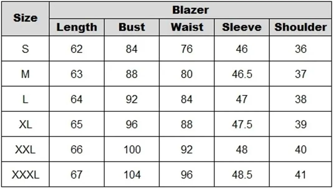 Women Three-Quarter Sleeves Blazer Jacket Office Ladies Work Uniform Outerwear Coat