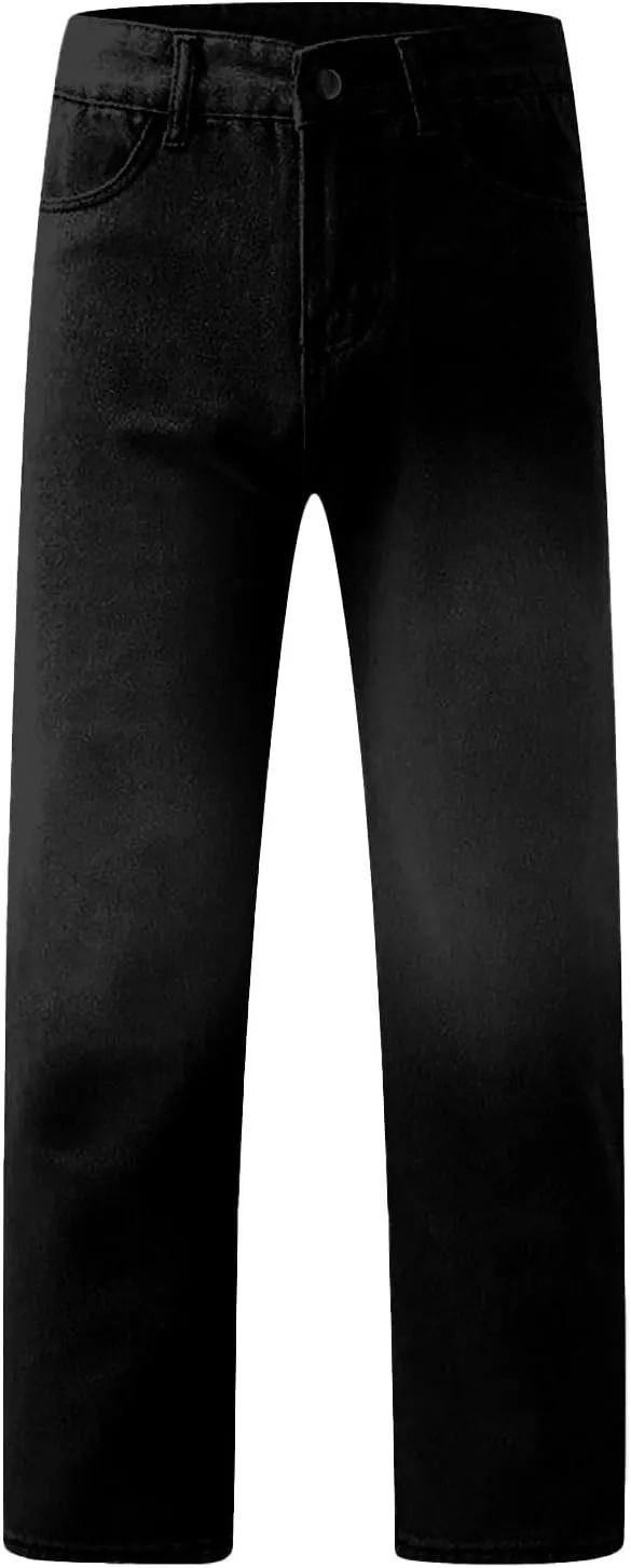 Women Wide Leg Jeans High Waisted Baggy Jeans with Pockets Skinny Loose Boyfriend Jeans Y2K Denim Pants