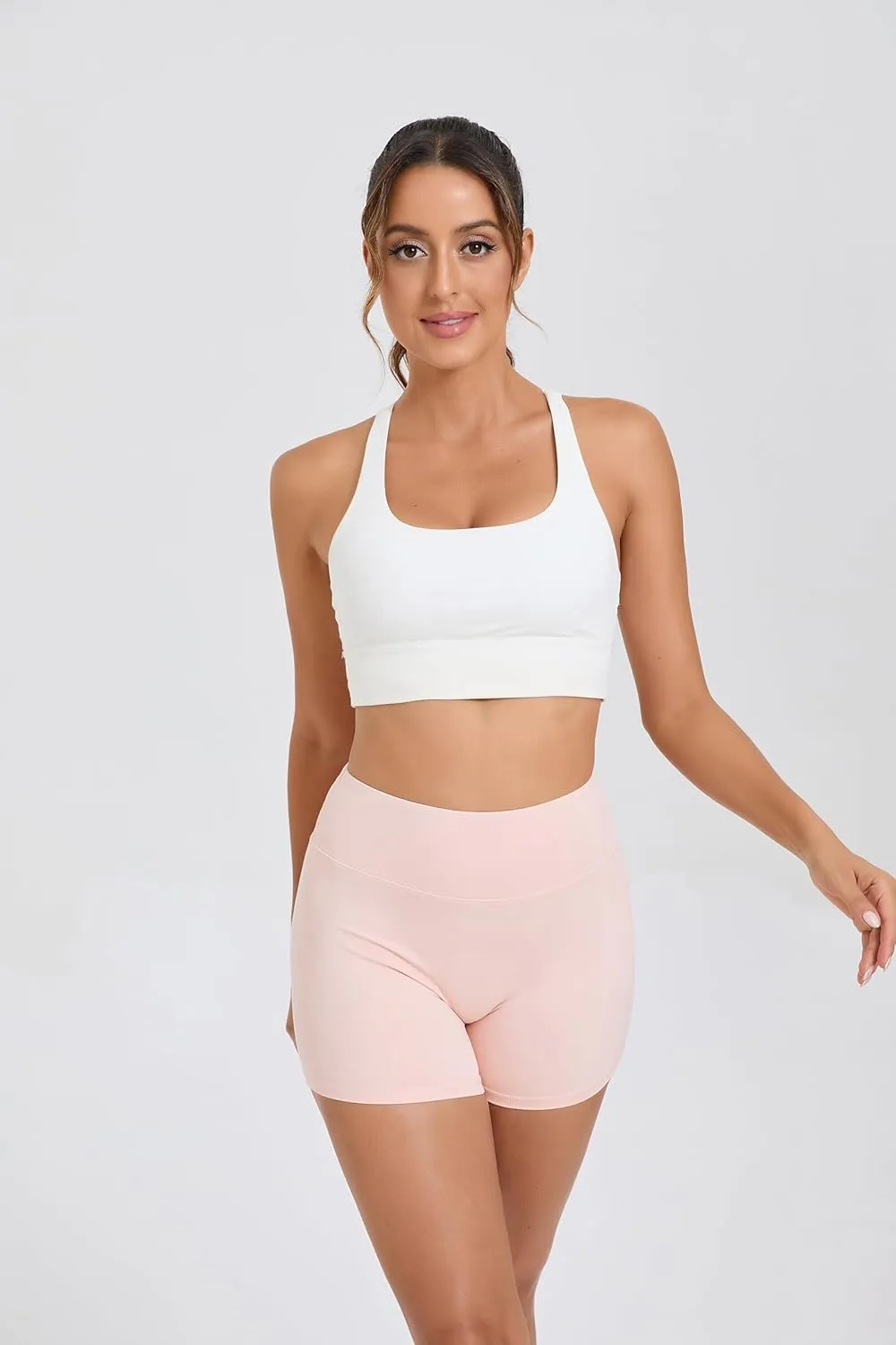 Women's Activewear Set – Ribbed & Smooth Leggings, V Cross & Fitness Shorts – Stylish, Versatile Workout Wear