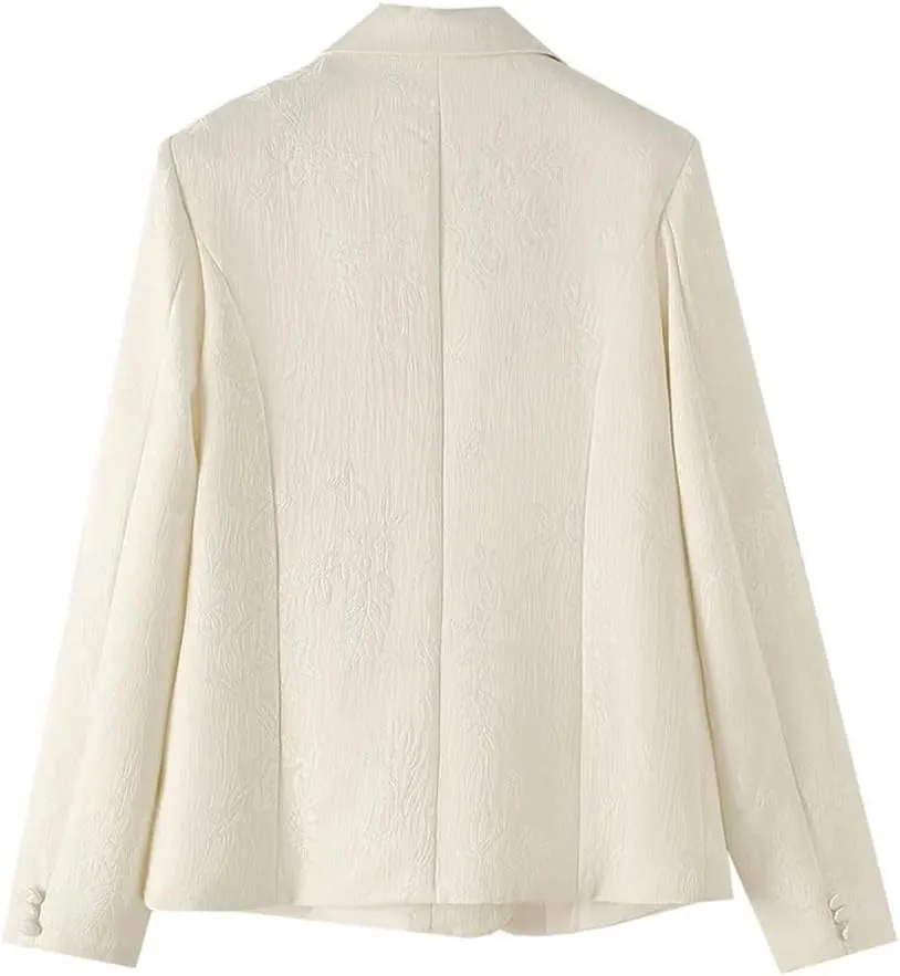 Women's Autumn Slim Fit Commuting Lapel Suit Jacket High Waist Mini Skirt Set