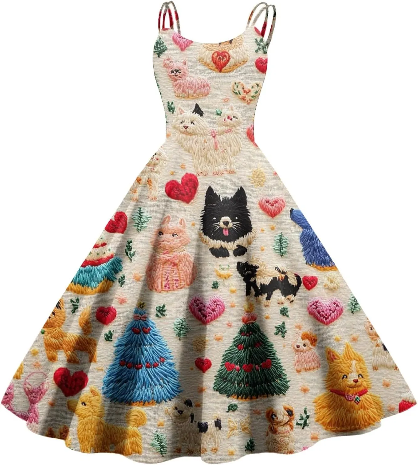 Women's Casual Fashion Print Sexy Off Shoulder Punk Retro Dress Retro Dress Dress
