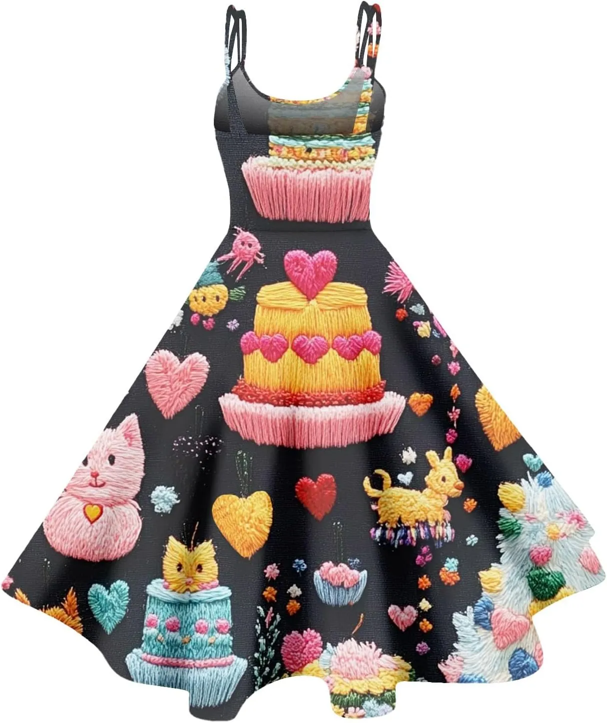 Women's Casual Fashion Print Sexy Off Shoulder Punk Retro Dress Retro Dress Dress