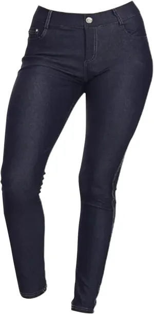 Women's Curvy Totally Women Retro High Waisted Elastic Slim Embroidered Jeans High Waisted Stretchy Skinny Jeans