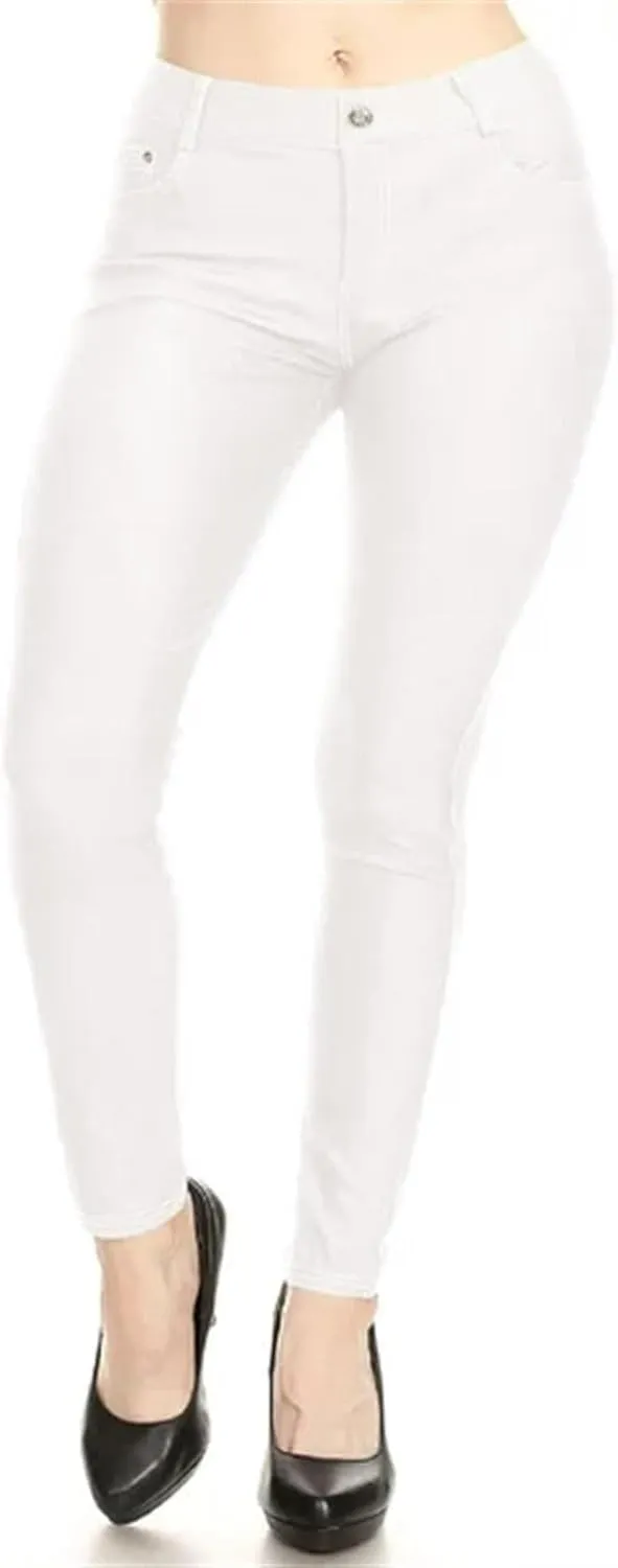 Women's Curvy Totally Women Retro High Waisted Elastic Slim Embroidered Jeans High Waisted Stretchy Skinny Jeans