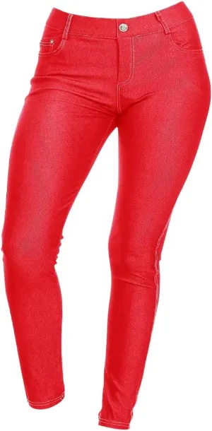 Women's Curvy Totally Women Retro High Waisted Elastic Slim Embroidered Jeans High Waisted Stretchy Skinny Jeans