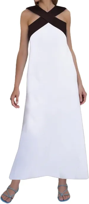 Women's Elegant Neckline Open Back Evening Dress Plus Size Cocktail Dress 2X