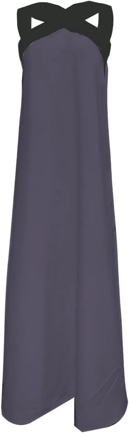 Women's Elegant Neckline Open Back Evening Dress Plus Size Cocktail Dress 2X