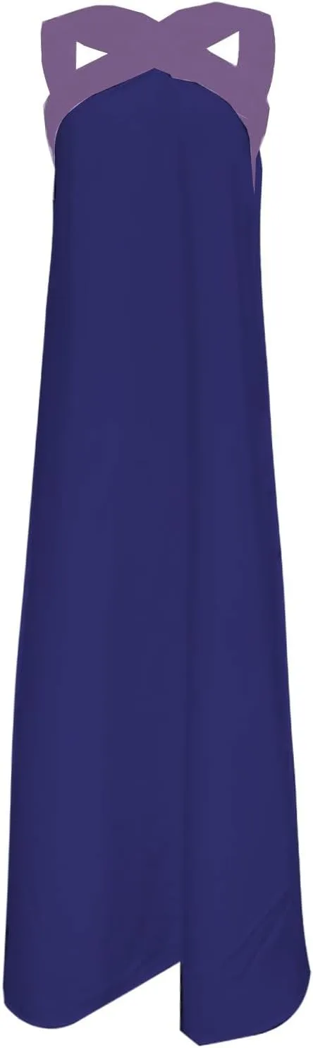 Women's Elegant Neckline Open Back Evening Dress Plus Size Cocktail Dress 2X