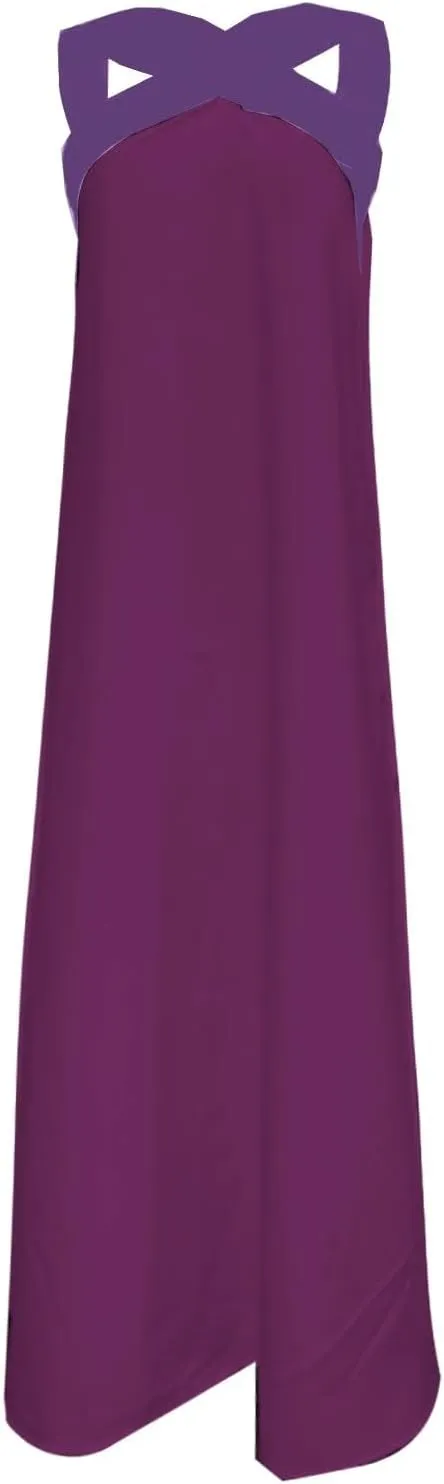 Women's Elegant Neckline Open Back Evening Dress Plus Size Cocktail Dress 2X