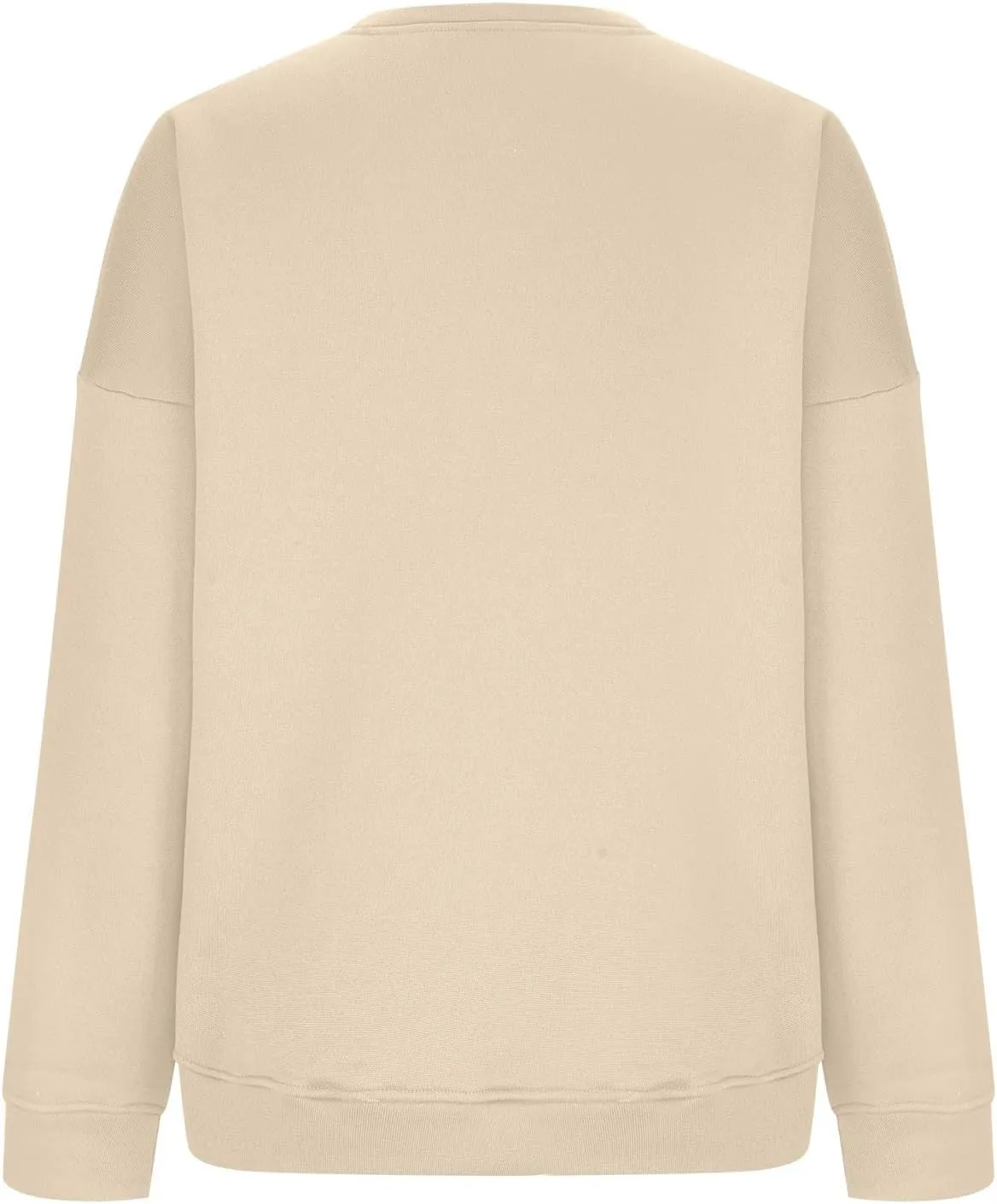 Women'S Fall Long Sleeve Solid Color Sweatshirt, Comfortable Fabric, Simple Design, Fashionable and Versatile