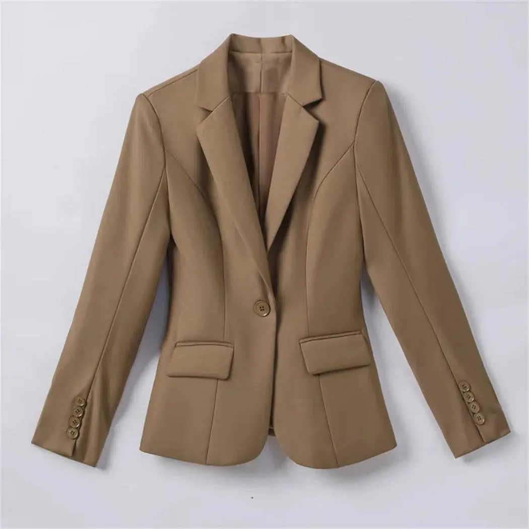 Women's Formal Business Blazer Skirt Suits Female Professional Blazer Bodycon Pencil Skirt 2Pc Set