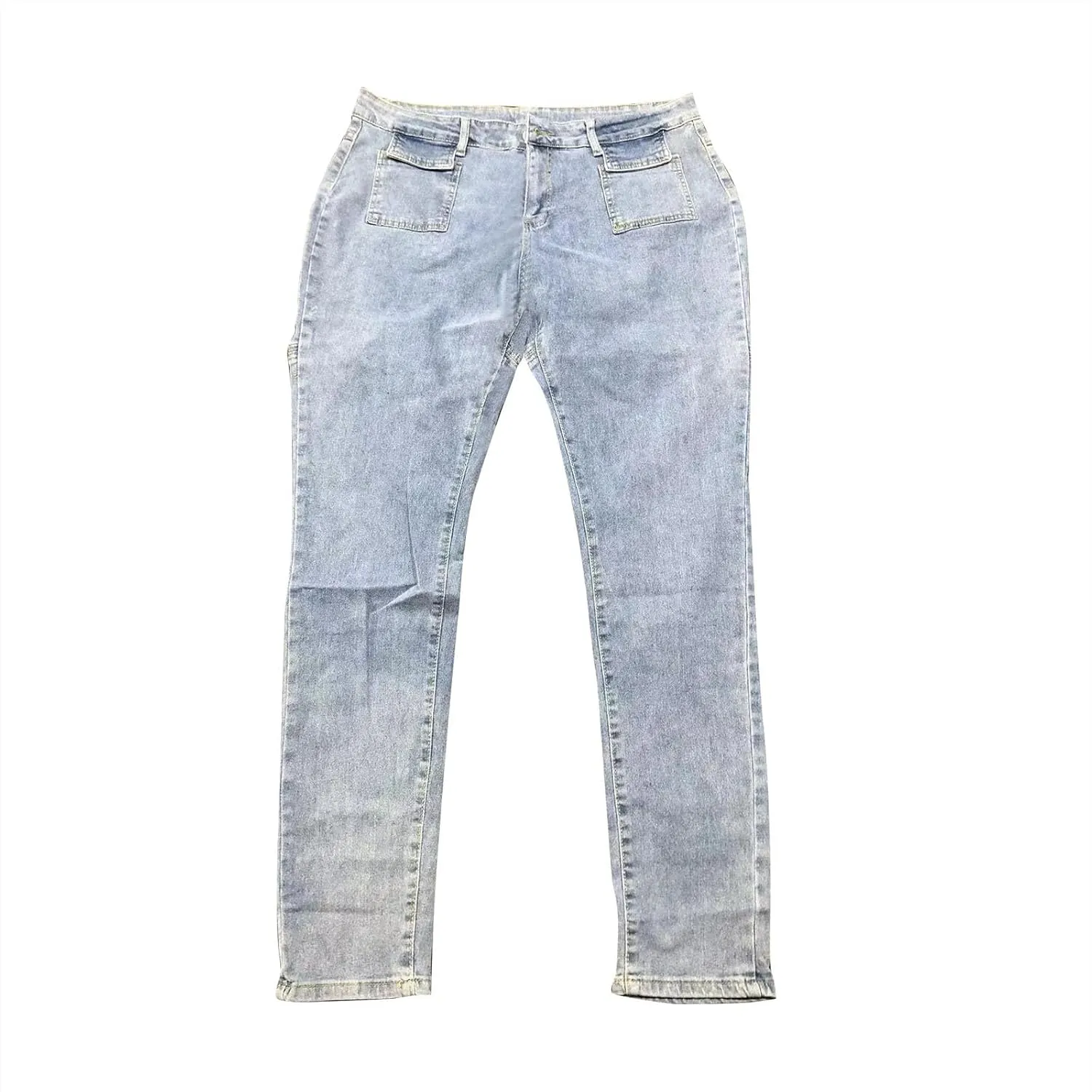 Women's High Waisted Jeans, Cut Out Skinny Denim Pants for Women Distressed Stretch Jeans Ripped Butt Lift Jeans