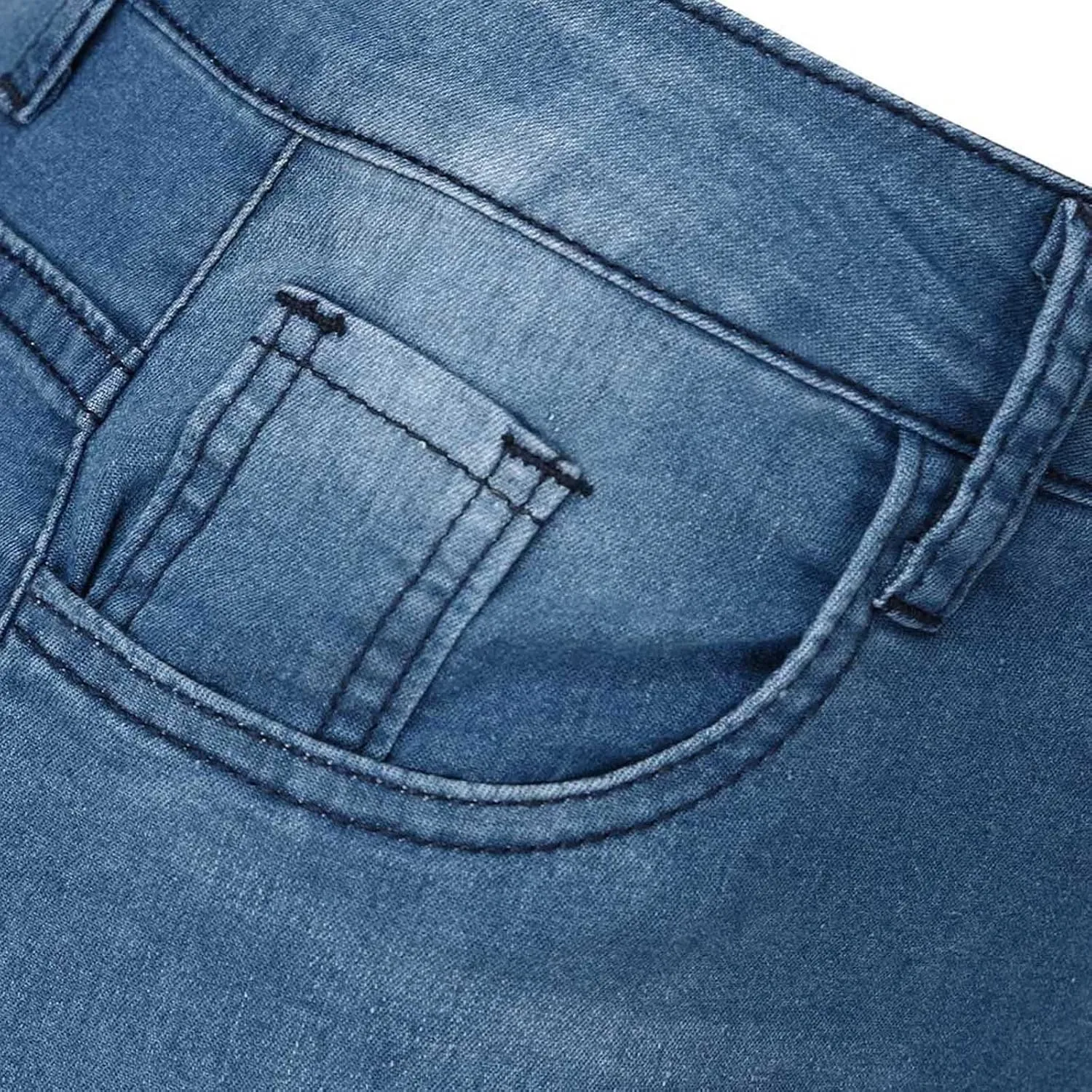 Women's High Waisted Jeans Jeans Skinny Flare Pants Long Solid Color Jeans, XS-4XL