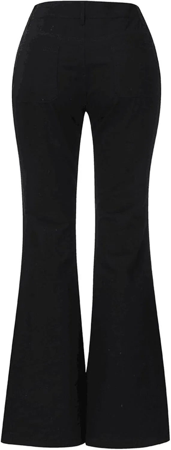 Womens Jeans Wide Leg Jeans Casual Fashion Straight Leg Loose Stretchy Tummy Control Trendy Jeans for Women 2024
