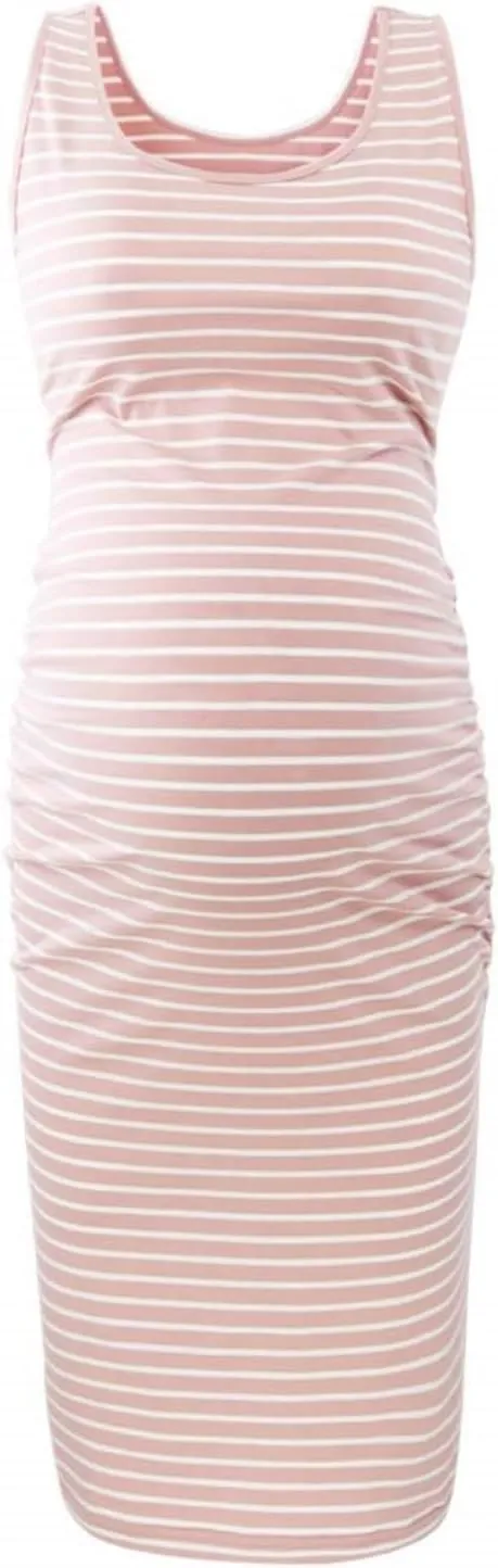 Womens Maternity Ribbed Tank Dress Sleeveless Slim Fit Dress Bodycon Prenancy Women Casual Dress