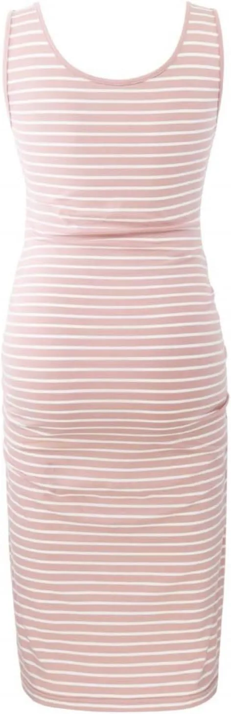 Womens Maternity Ribbed Tank Dress Sleeveless Slim Fit Dress Bodycon Prenancy Women Casual Dress