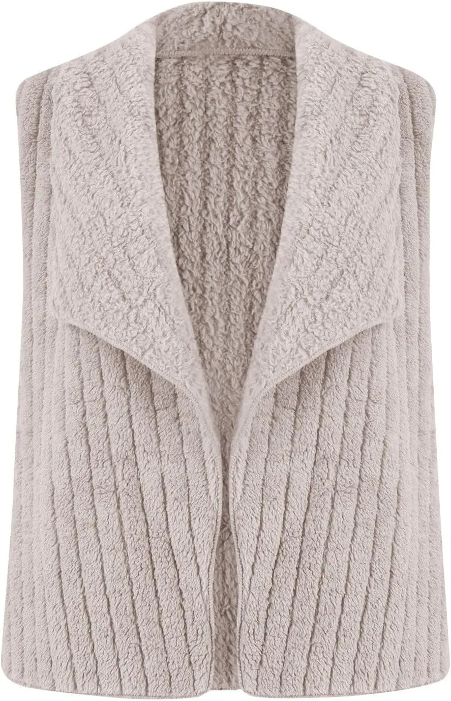 Womens Winter Coats Fashion Fall Winter Casual Solid Color Sleeveless Versatile Vest Jacket