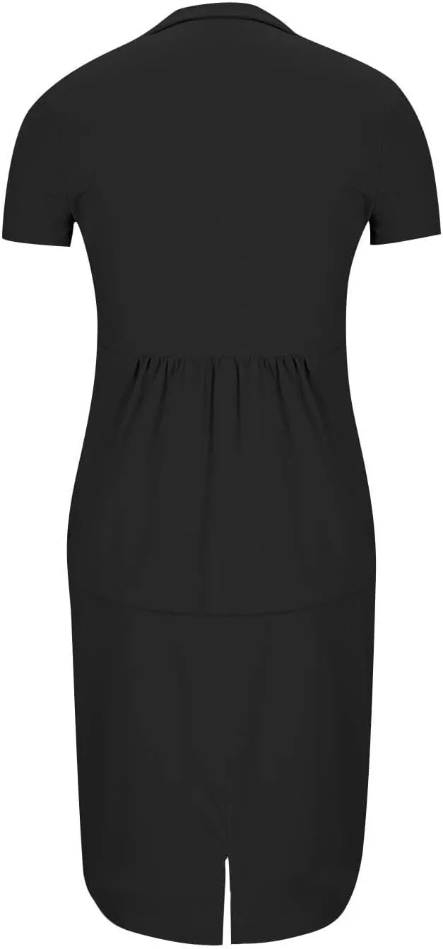 ZEFOTIM Pant/Skirt Suits for Women Dressy Business Blazers Solid Color Casual Short/Long Sleeve Two Piece Jackets